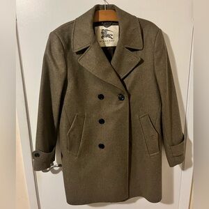100% Authentic Burberry London Wool-blend Peacoat size 54/XXL
